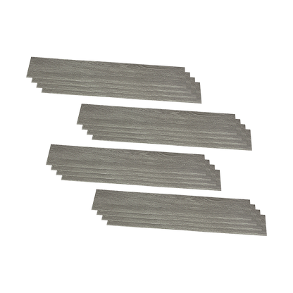 Vinyl Floor Tiles Self Adhesive Flooring Wood Grain Ash Look 16 Pack 2.3SQM