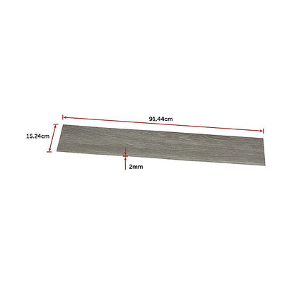 Vinyl Floor Tiles Self Adhesive Flooring Wood Grain Ash Look 16 Pack 2.3SQM