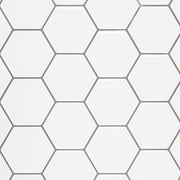 Tiles 3D Peel and Stick Wall Tile Hexagon White (30cm x 30cm x 10 sheets) V63-836601