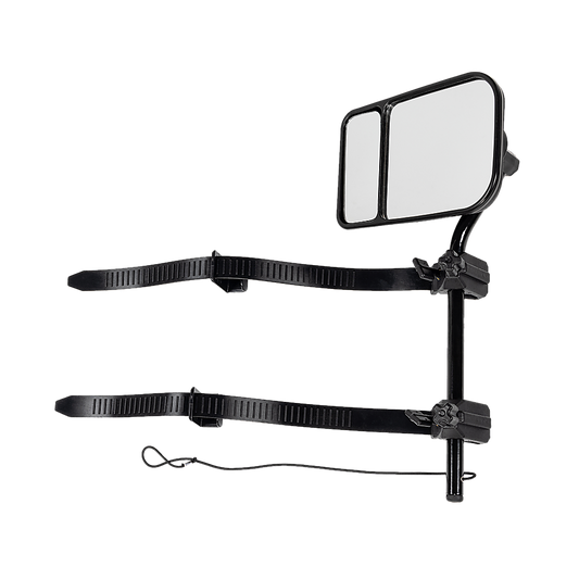 2x Towing Mirrors Pair Clip on Multi Fit Clamp On Towing Caravan 4X4 Trailer V63-836611