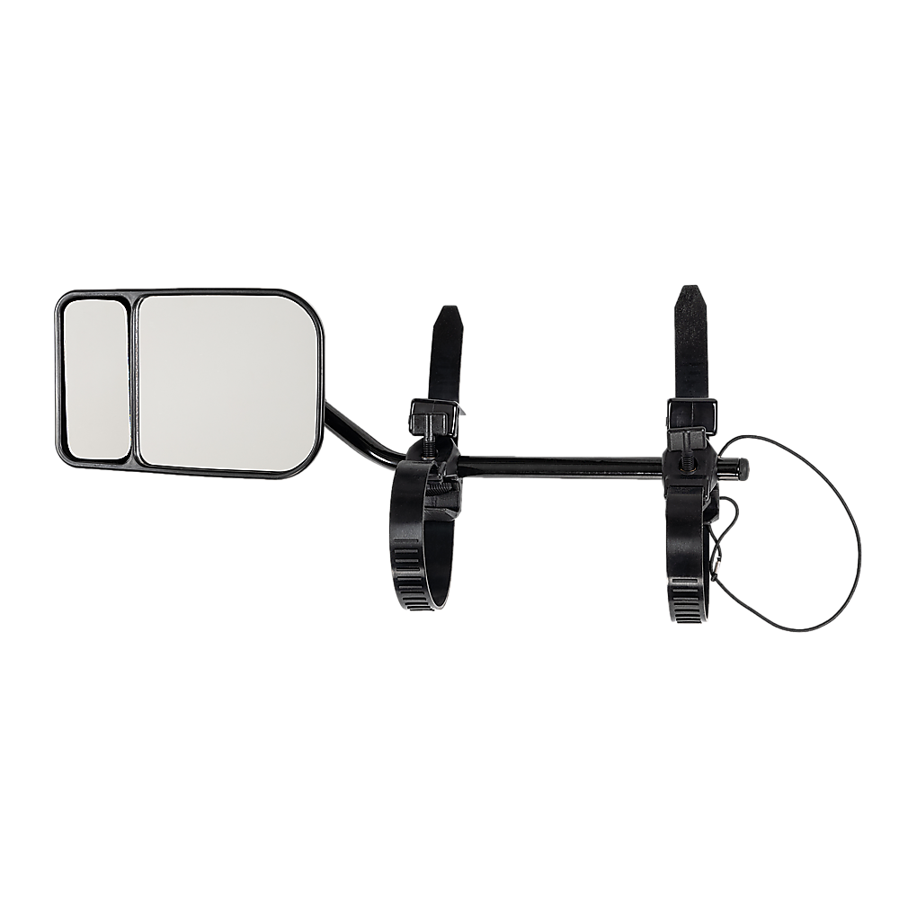 2x Towing Mirrors Pair Clip on Multi Fit Clamp On Towing Caravan 4X4 Trailer V63-836611