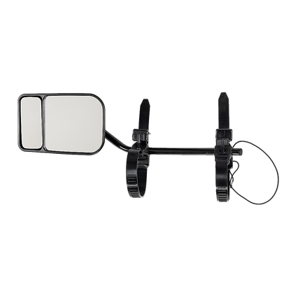 2x Towing Mirrors Pair Clip on Multi Fit Clamp On Towing Caravan 4X4 Trailer V63-836611