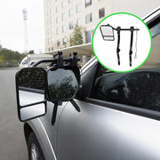 2x Towing Mirrors Pair Clip on Multi Fit Clamp On Towing Caravan 4X4 Trailer V63-836611