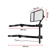 2x Towing Mirrors Pair Clip on Multi Fit Clamp On Towing Caravan 4X4 Trailer V63-836611
