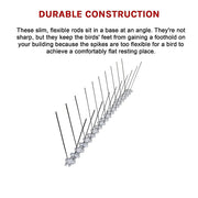 20x 50cm Bird Spike S304 wire Spikes Eaves Pigeon Gull Starling 10M V63-836641