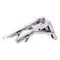 2x 10" Stainless Steel Folding Table Bracket Shelf Bench 50kg Load Heavy Duty V63-836661