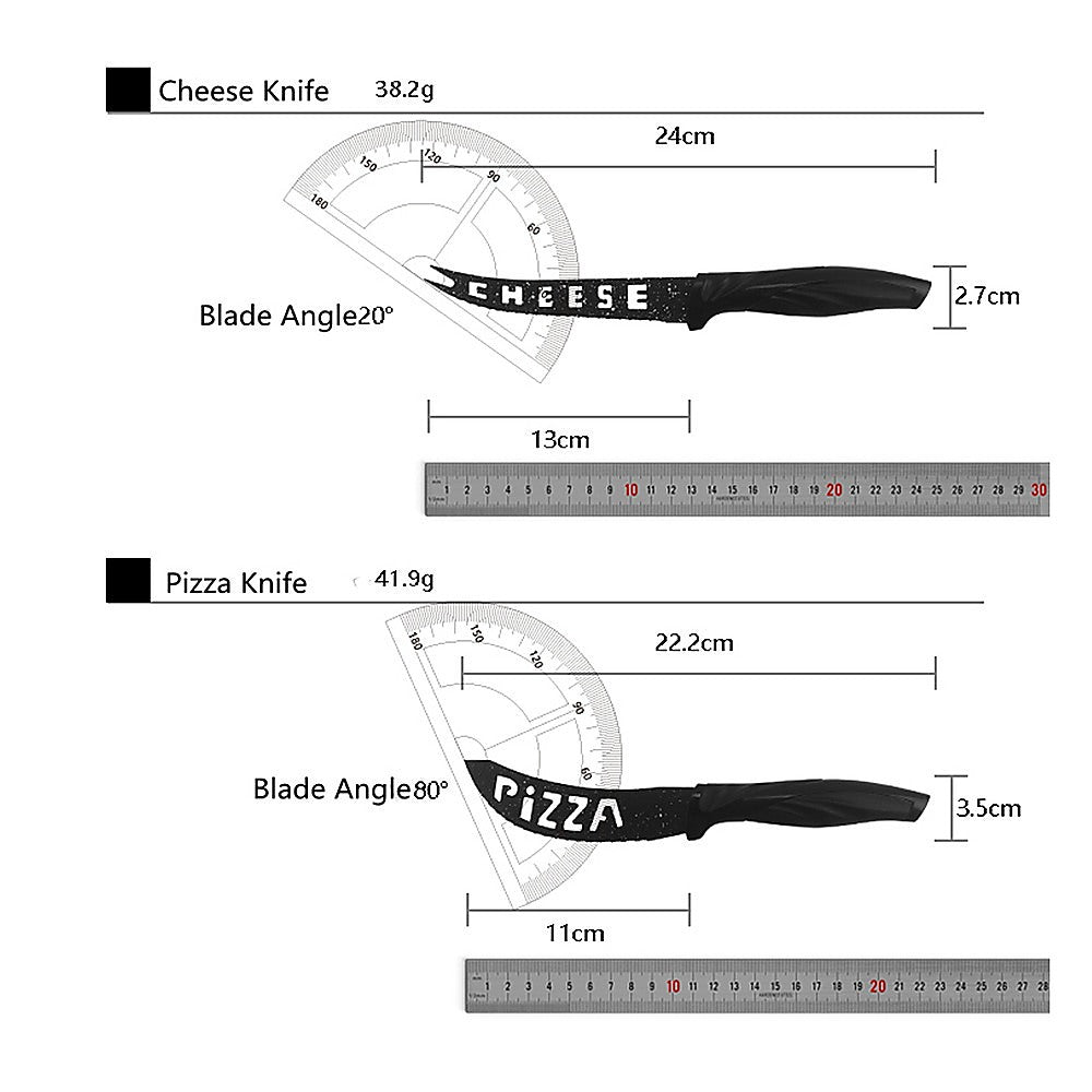 Kitchen 17 Piece Knife Set with Block and Sharpener Chef Knives V63-836691