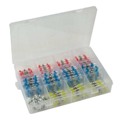 250PCS Waterproof Solder Seal Sleeve Heat Shrink Butt Wire Connectors Terminals V63-836721