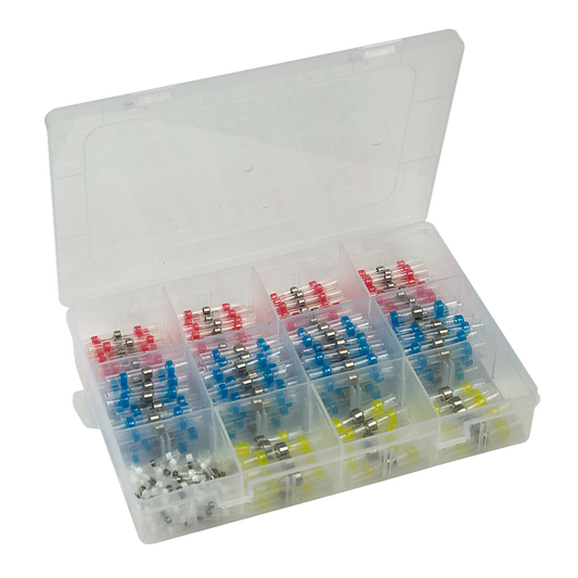 250PCS Waterproof Solder Seal Sleeve Heat Shrink Butt Wire Connectors Terminals V63-836721