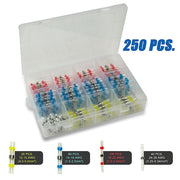 250PCS Waterproof Solder Seal Sleeve Heat Shrink Butt Wire Connectors Terminals V63-836721
