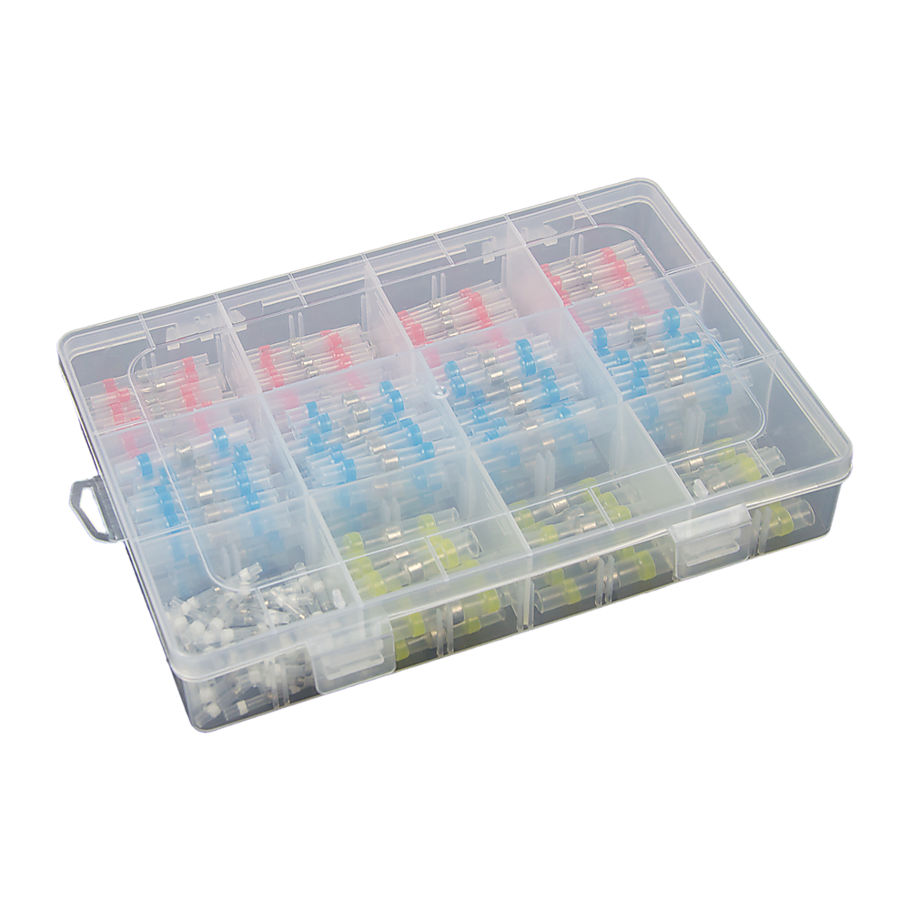 250PCS Waterproof Solder Seal Sleeve Heat Shrink Butt Wire Connectors Terminals V63-836721