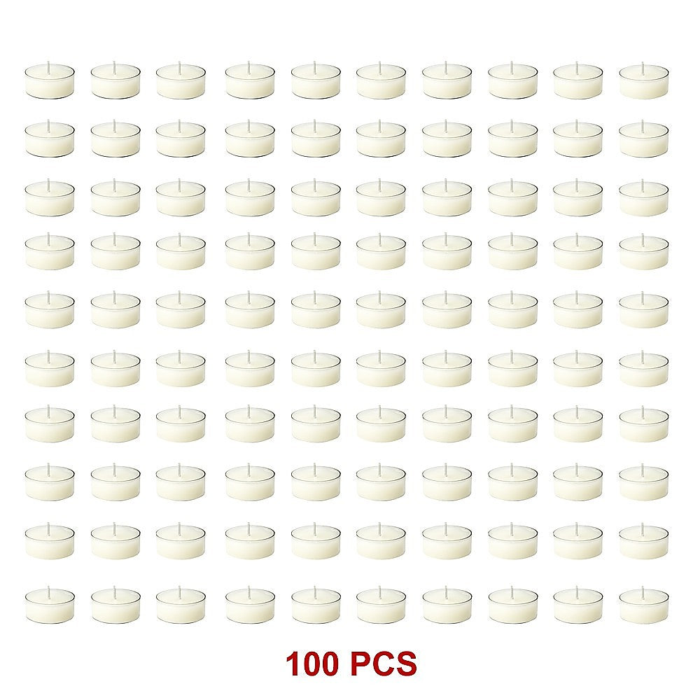 Bulk Buy Unscented SOY WAX Tealights, Soy Wax Tealight Candles - (100pc per set) V63-836731