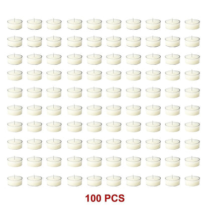 Bulk Buy Unscented SOY WAX Tealights, Soy Wax Tealight Candles - (100pc per set) V63-836731