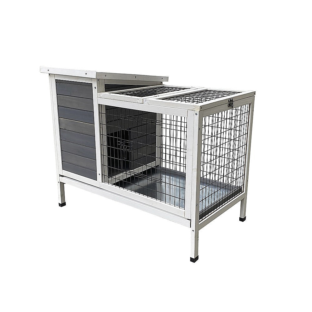Rabbit Bunny Cage Hutch Pet Cages Enclosure V63-836811