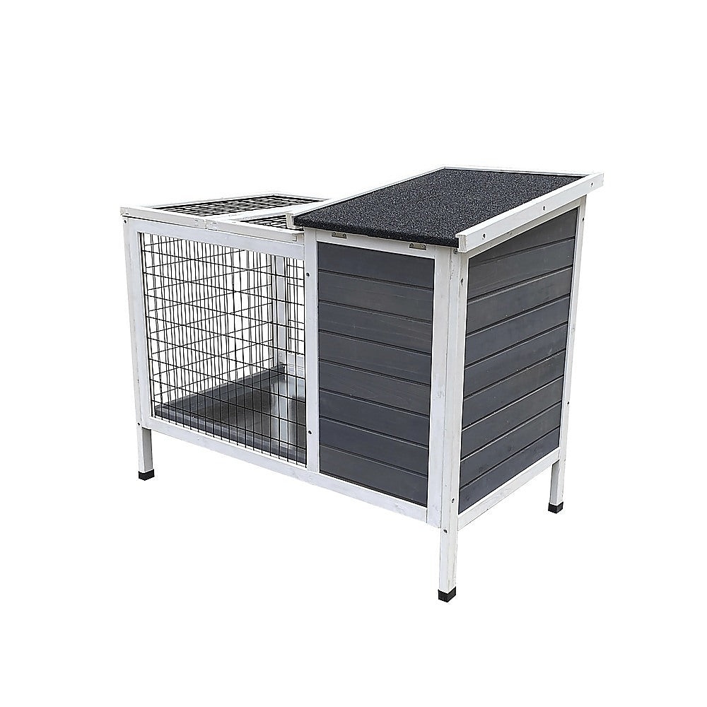 Rabbit Bunny Cage Hutch Pet Cages Enclosure V63-836811