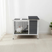 Rabbit Bunny Cage Hutch Pet Cages Enclosure V63-836811