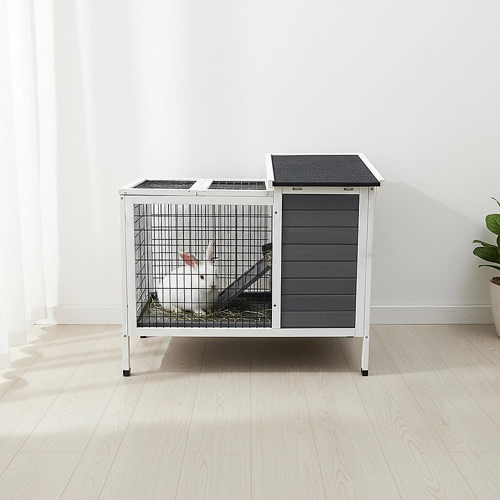 Rabbit Bunny Cage Hutch Pet Cages Enclosure V63-836811