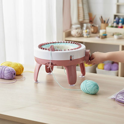 DIY Knitting Machine Smart Weaving Knit Rotating Kids Toy Scarf Sock Hat Gift V63-836911