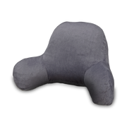 52cm Reading Pillow Back Rest Lumbar Support Arm Seat Cushion Lounger In Dark Grey For Comfortable Relaxation V63-836921
