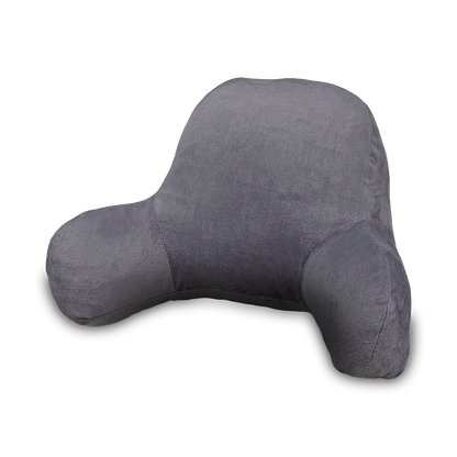 52cm Reading Pillow Back Rest Lumbar Support Arm Seat Cushion Lounger In Dark Grey For Comfortable Relaxation V63-836921