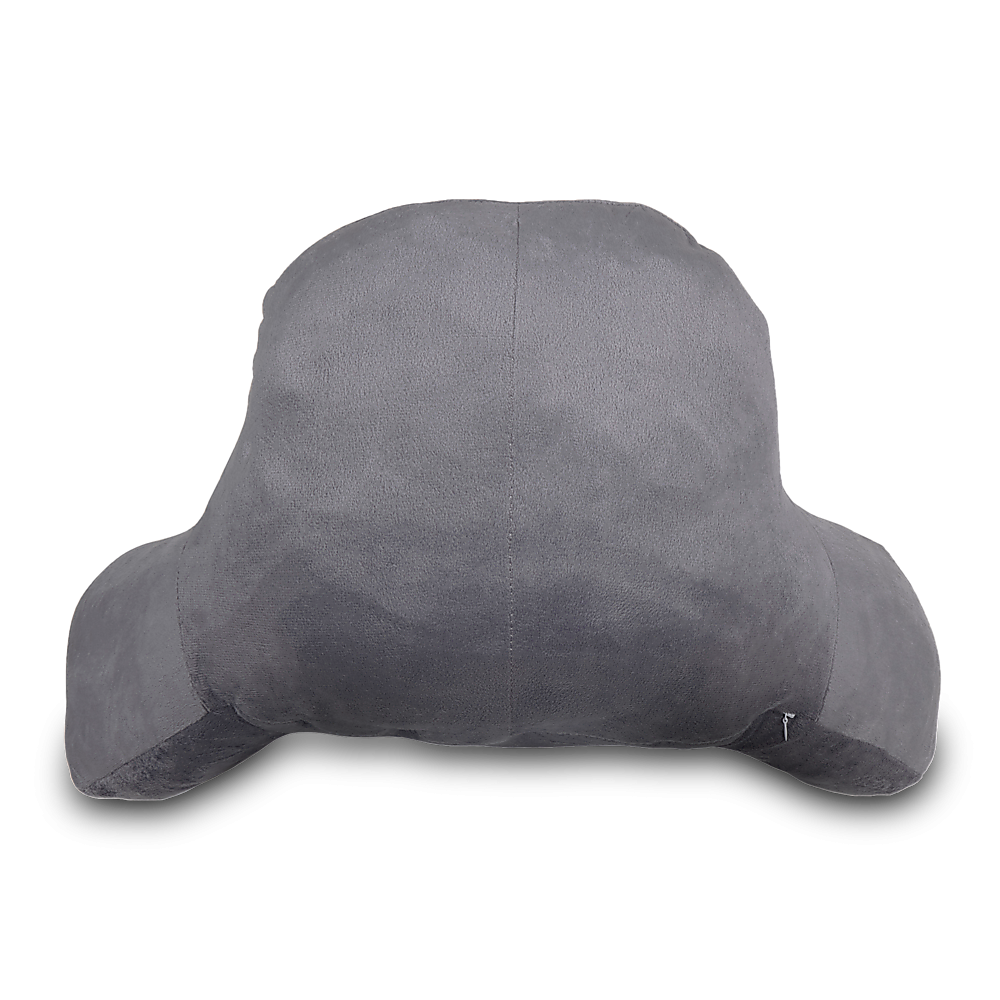 52cm Reading Pillow Back Rest Lumbar Support Arm Seat Cushion Lounger In Dark Grey For Comfortable Relaxation V63-836921
