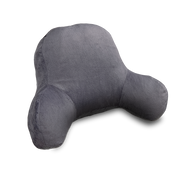 52cm Reading Pillow Back Rest Lumbar Support Arm Seat Cushion Lounger In Dark Grey For Comfortable Relaxation V63-836921