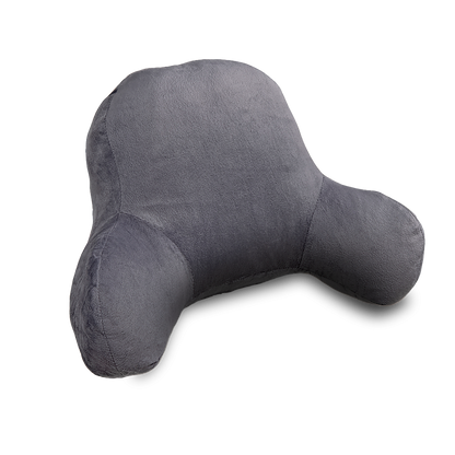 52cm Reading Pillow Back Rest Lumbar Support Arm Seat Cushion Lounger In Dark Grey For Comfortable Relaxation V63-836921