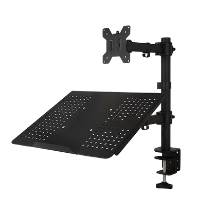 Monitor Mount & Laptop and Tablet Shelf Stands Holders Adjustable Workspace Arm V63-836931