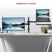 Monitor Mount & Laptop and Tablet Shelf Stands Holders Adjustable Workspace Arm V63-836931
