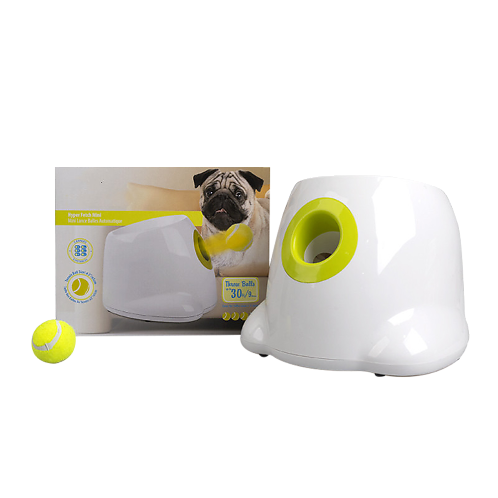 Dog Ball Launcher Thrower Automatic Tennis Fetch Throwing Machine 3 Balls V63-836951
