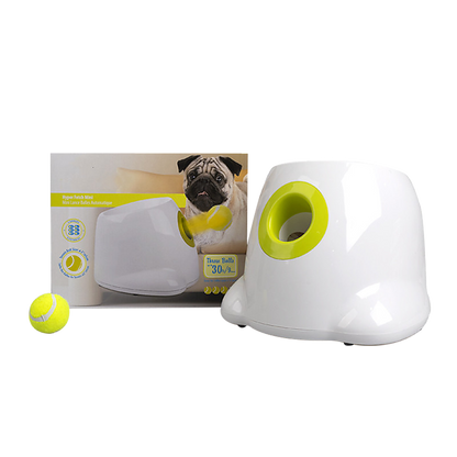 Dog Ball Launcher Thrower Automatic Tennis Fetch Throwing Machine 3 Balls V63-836951
