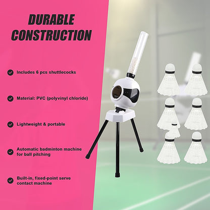 Badminton Robot Automatic Launcher Ball Machine V63-836971