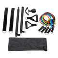 Exercise Pilates Bar Kit Resistance Bands Yoga Fitness Stretch Workout Gym