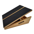 Wooden Slant Exercise Board With Adjustable Incline And Non-Slip Surface V63-836991