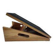 Wooden Slant Exercise Board With Adjustable Incline And Non-Slip Surface V63-836991
