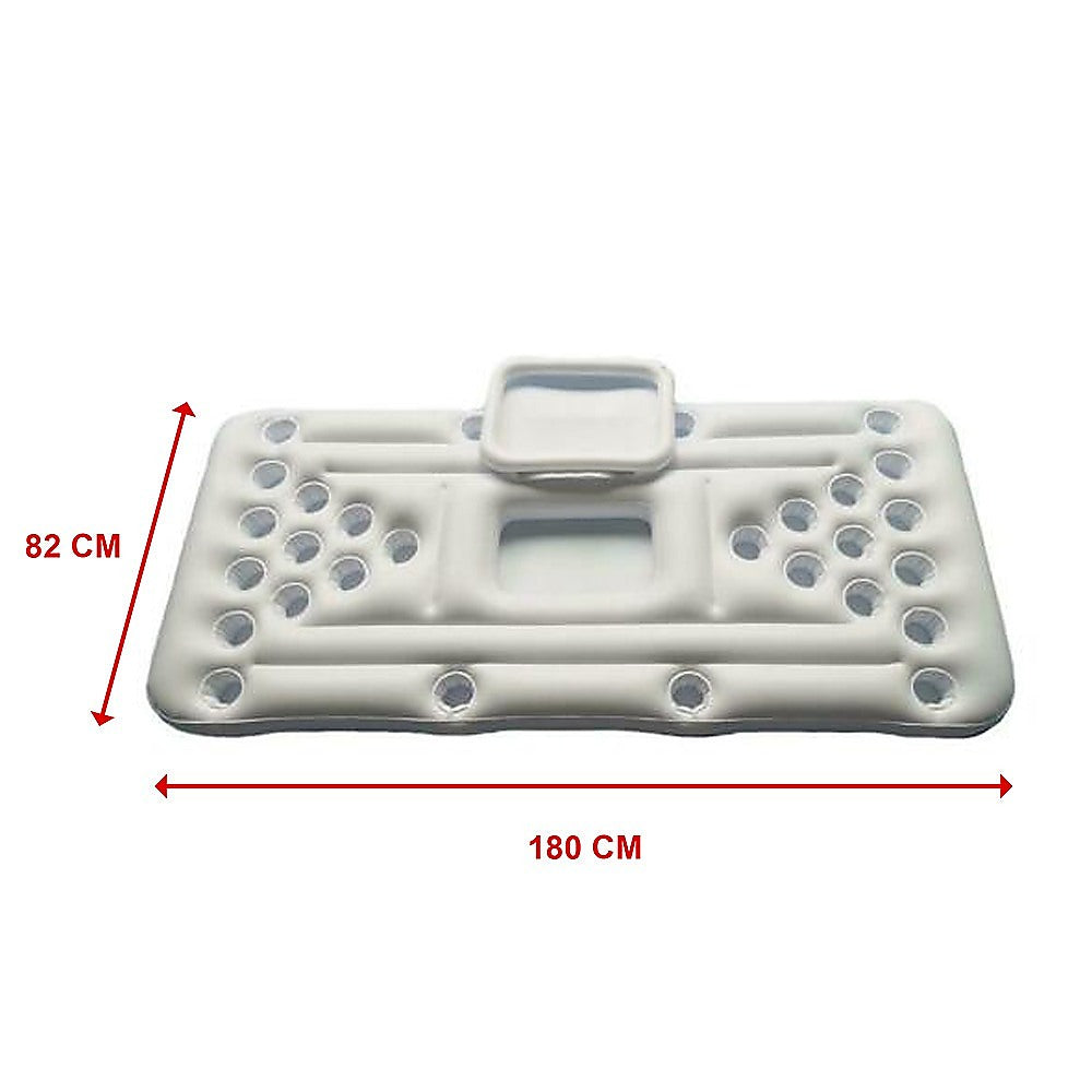 Big PVC Inflatable Beer Pong Raft Floating Pool Party Pong Game Table Lounge Toy V63-837011