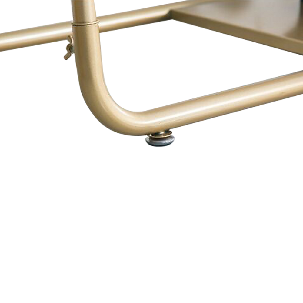 Gold Clothing Retail Shop Commercial Garment Display Rack V63-837021
