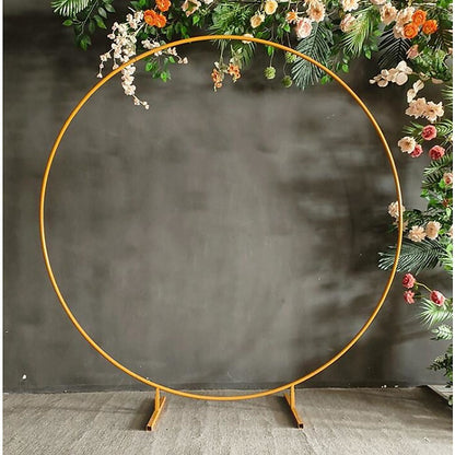 2M Wedding Hoop Round Circle Arch Backdrop Flower Display Stand Frame Background V63-837031