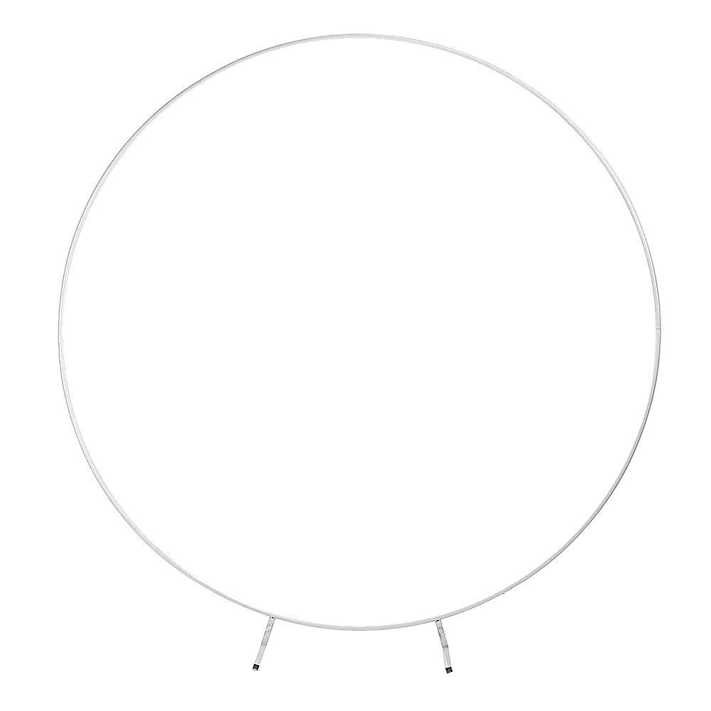 2M Wedding Hoop Round Circle Arch Backdrop Flower Display Stand Frame Background V63-837041