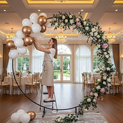 2M Wedding Hoop Round Circle Arch Backdrop Flower Display Stand Frame Background V63-837051