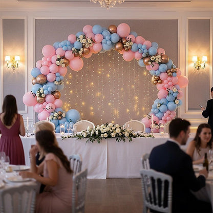 2M Wedding Hoop Round Circle Arch Backdrop Flower Display Stand Frame Background V63-837051