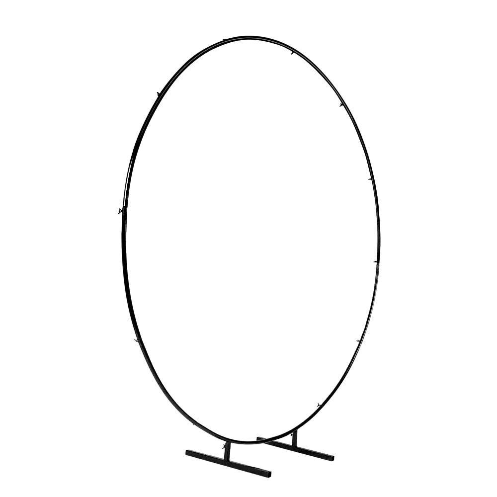 2M Wedding Hoop Round Circle Arch Backdrop Flower Display Stand Frame Background V63-837051
