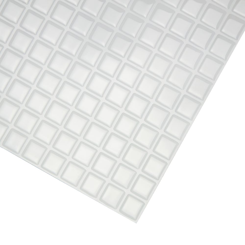 Tiles 3D Peel and Stick Wall Tile Stereoscopic Crystal White 10 Sheets V63-837061