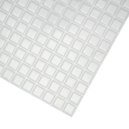 Tiles 3D Peel and Stick Wall Tile Stereoscopic Crystal White 10 Sheets V63-837061