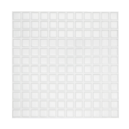 Tiles 3D Peel and Stick Wall Tile Stereoscopic Crystal White 10 Sheets V63-837061
