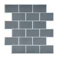 Tiles 3D Peel and Stick Wall Tile Dark Grey 10 Sheets V63-837071