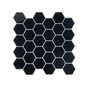 Tiles 3D Peel and Stick Wall Tile Hexagonal Mosaic Black 10 Sheets V63-837081