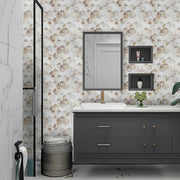 Tiles 3D Peel and Stick Wall Tile Shell Mosaic 10 Sheets V63-837121