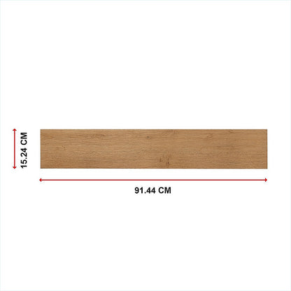 Vinyl Floor Tiles Self Adhesive Flooring Oak Look Wood Grain 16 Pack 2.3SQM