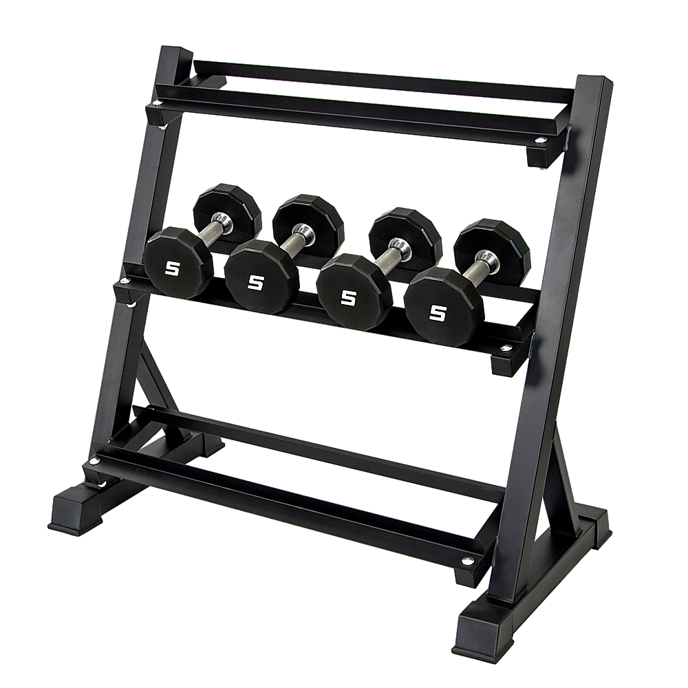 Dumbbell Rack Storage Stand Hex Weight Heavy Duty 3 Tier Wide Home Gym Fitness V63-837171